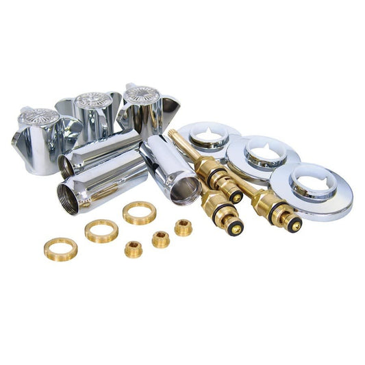 Shower/Tub Rebuild Kit, Polished Chrome