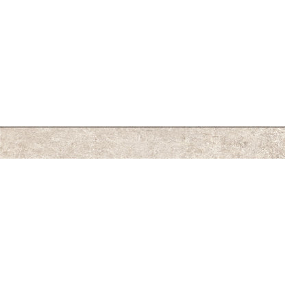 Farmhouse Living 3"x24" Matte Porcelain Bullnose in Alabaster
