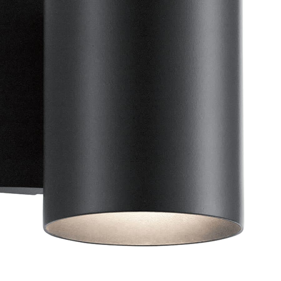 Cylinder Single Light 7" Tall Outdoor Wall Sconce