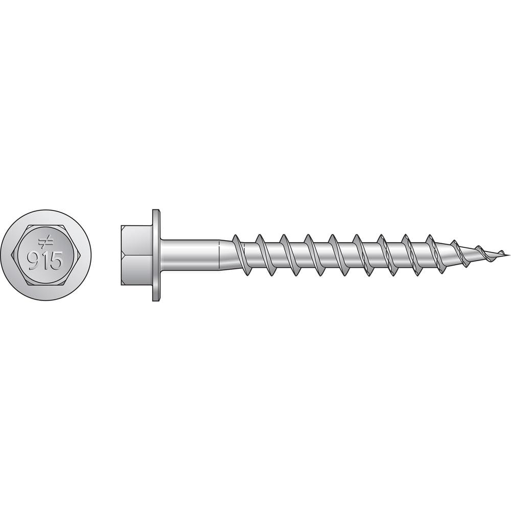 Simpson Strong-Tie #9 x 1-1/2 in. 1/4-Hex Drive, Strong-Drive SD Connector Screw (100-Pack)