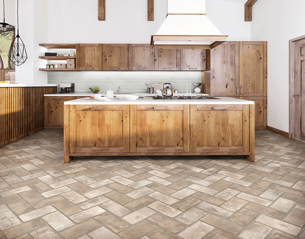 Brickstone IVORY PORCELAIN TILE