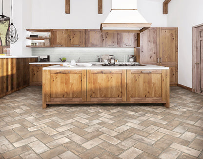 Brickstone IVORY PORCELAIN TILE