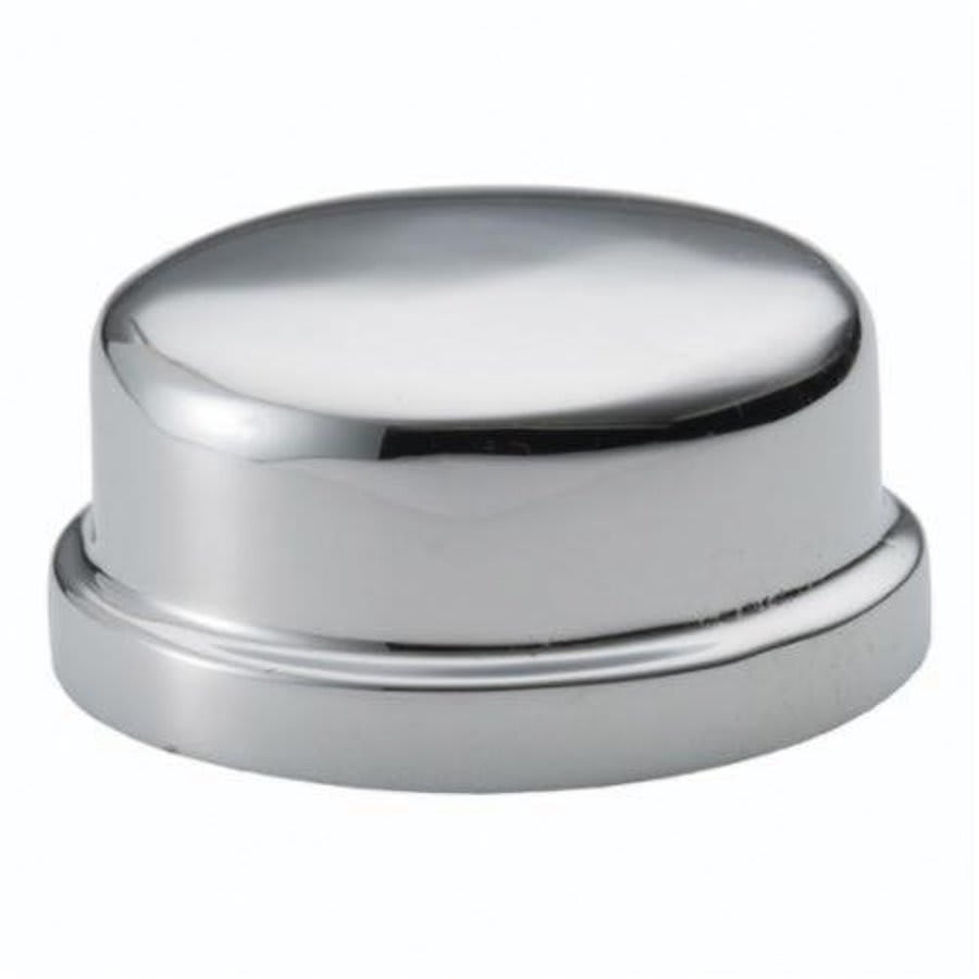 Cap, 3/4 in, FNPT, Brass, Polished Chrome