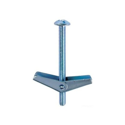 Toggle Anchor, 1/4 in, 3 in L, Electrogalvanized