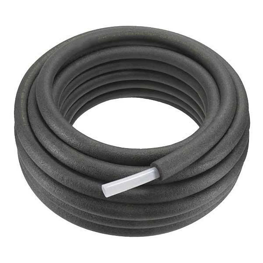 AquaPEX® Pre-Insulated PEX Tube, 3/4 in, Black, 100 ft L
