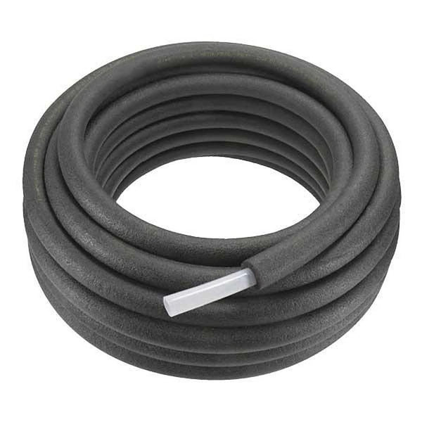 AquaPEX® Pre-Insulated PEX Tube, 1/2 in, Black, 100 ft L