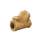 Swing Check Valve, 2-1/2 in, FNPT, Bronze