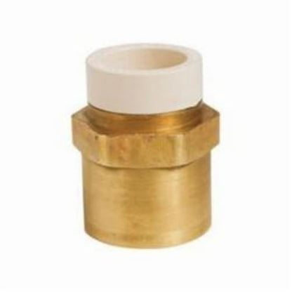 Tomahawk MetalHead™ Straight Adapter, 1/2 in, CPVC x FNPT, Brass