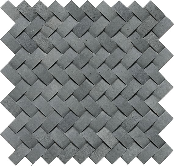 Stone a la Mod Urban Bluestone Basketweave 1 1/2X3/4 Honed