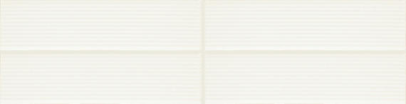 Color Story Pinstripes Ice White Rectangle, Fluted 2X8 Glossy