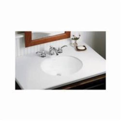 Wescott® Under Mount Lavatory Sink, ADA, 19-1/16 x 7-7/8 x 15-3/8 in, Vitreous China, White