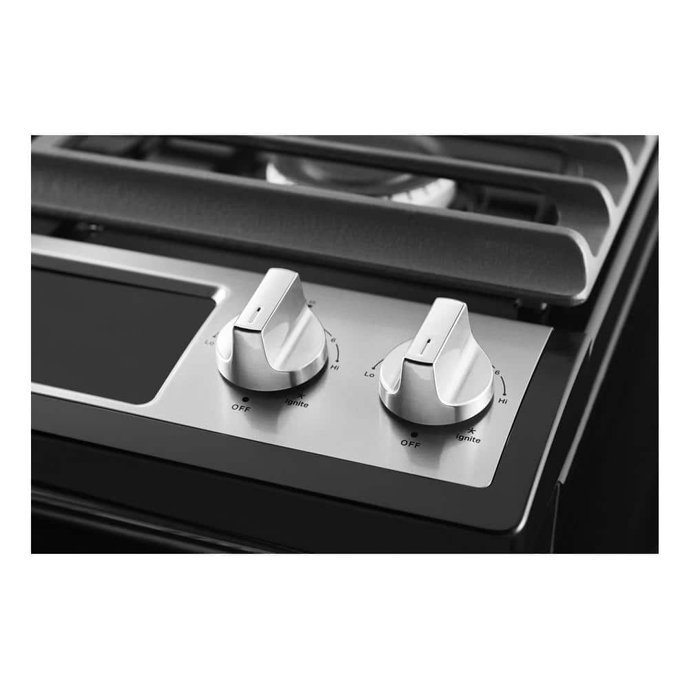 30"W 5.0Cuft Slide In 4B Gas Range Stainless Steel