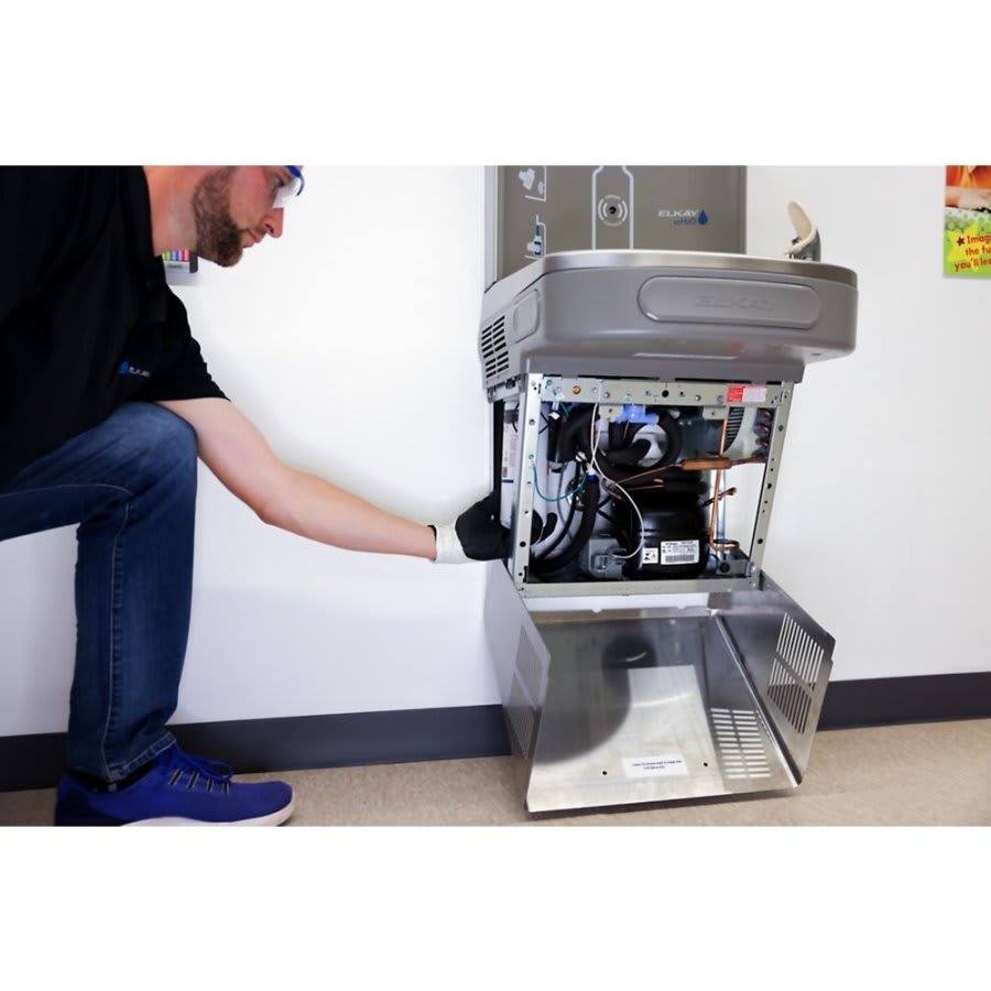 Enhanced ezH2O Bottle Filling Station and Versatile Bi-Level ADA Cooler Filtered Refrigerated Stainless