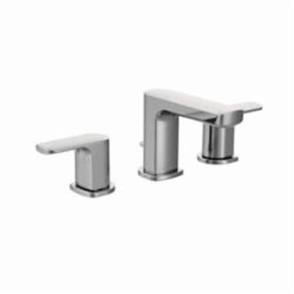 Rizon™ Widespread Lavatory Faucet, ADA, 2 Handle, 3-Hole, 1.2 gpm, Polished Chrome