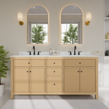Pendry Double Bathroom Vanity - 72W x 35H x 22D