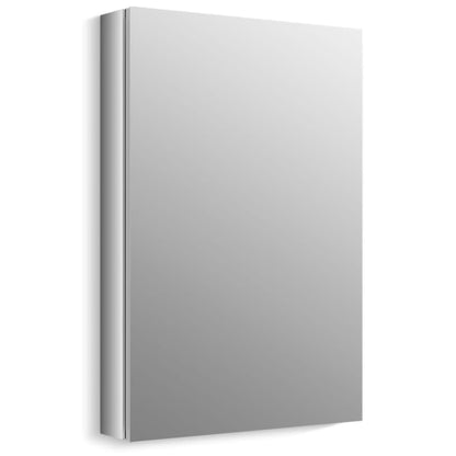 20" x 30" Single Door Reversible Hinge Frameless Mirrored Medicine Cabinet from the Verdera Collection