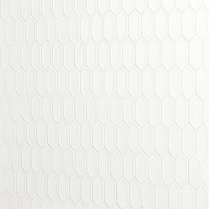 Luminique Arctic White Rectangle, Circle 12X24 Glossy