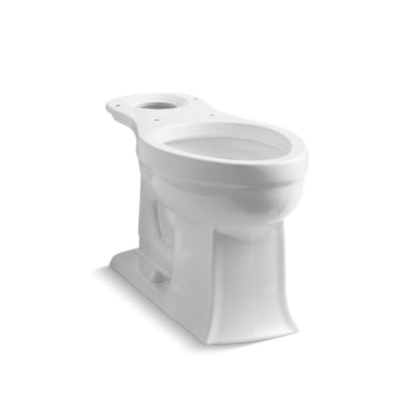 Archer® Toilet Bowl, Floor Mount, 12 in Rough, Elongated, White