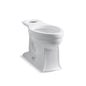 Archer® Toilet Bowl, Floor Mount, 12 in Rough, Elongated, White