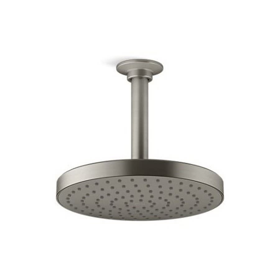 Awaken® Rainshower Shower Head, 8 in Dia, 1.75 gpm, Vibrant Brushed Nickel