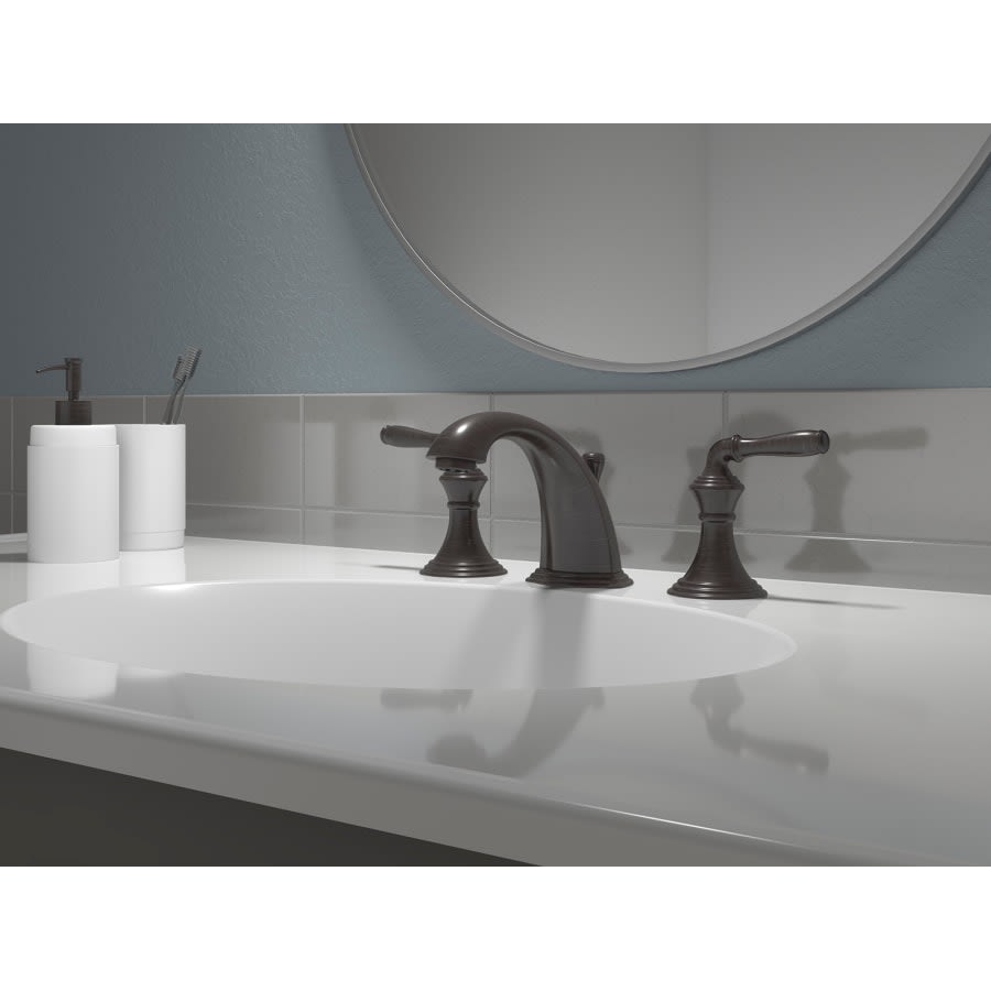 Devonshire Widespread Bathroom Faucet with UltraGlide Valve and Quick Mount Technology - Free Metal Pop-Up Drain Assembly with Purchase