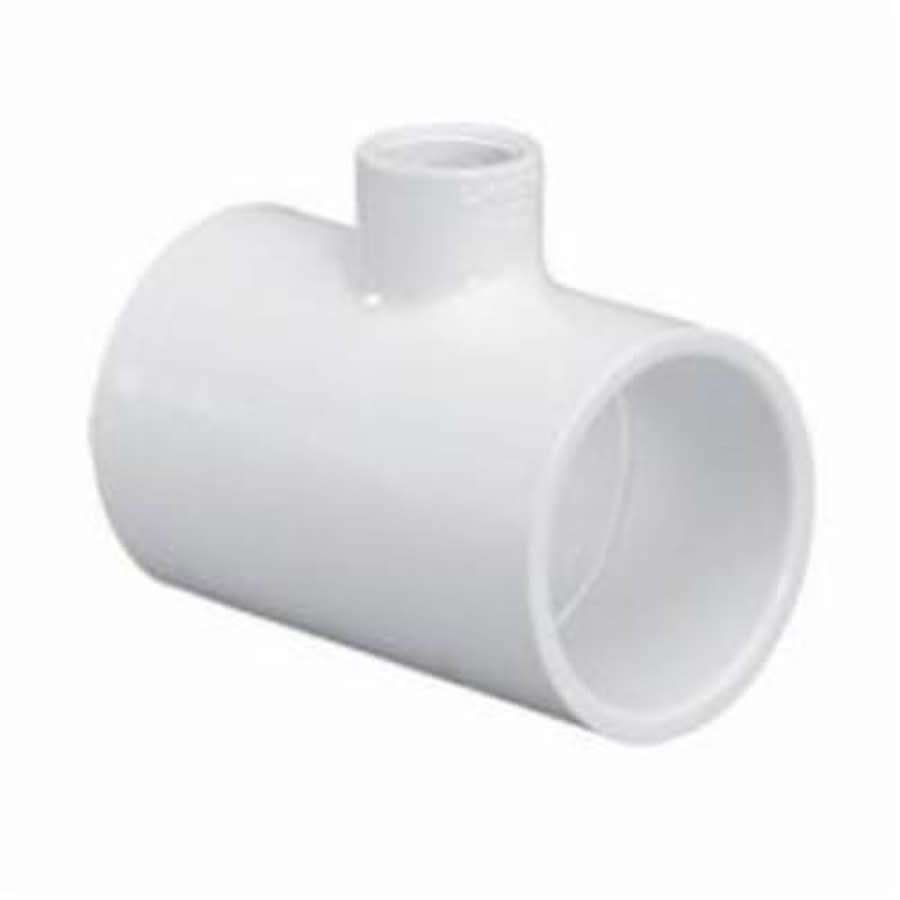 Tee, 3/4 x 1/2 in, Socket, SCH 40/STD, PVC