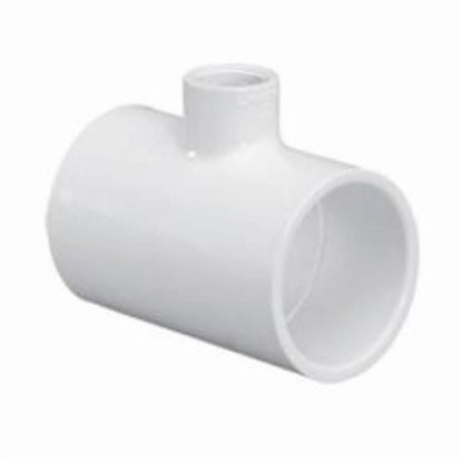 Tee, 3/4 x 1/2 in, Socket, SCH 40/STD, PVC