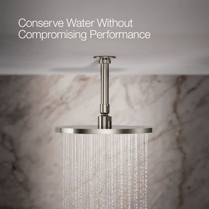 Contemporary Round 10" Single Function 1.75 GPM Rainhead with MasterClean Sprayface and Katalyst Air-Induction Technology