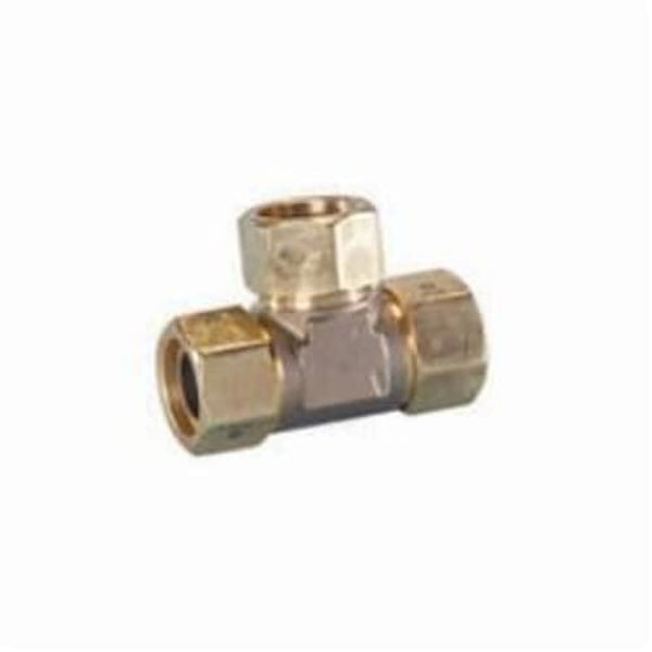 AutoFlare® Gas Tee, 3/4 in, Comp, Brass