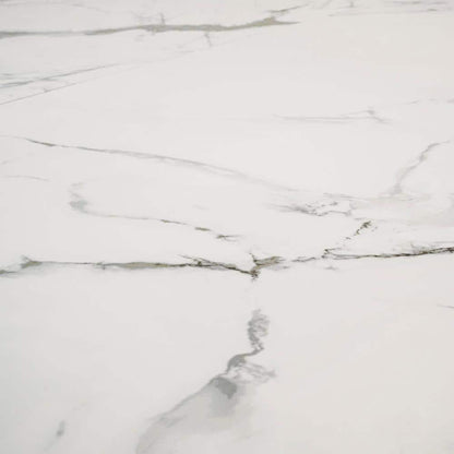 Carrara 12 in. x 24 in. Polished Porcelain Stone Look Floor and Wall Tile (16 sq. ft./Case)