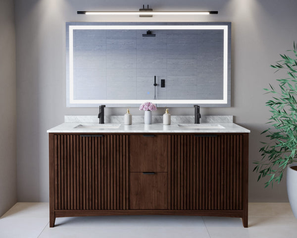 Palmilla Double Bathroom Vanity - 72W x 35H x 22D