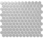 MG GRAY 12X12 MOS. HEXAGON 1X1