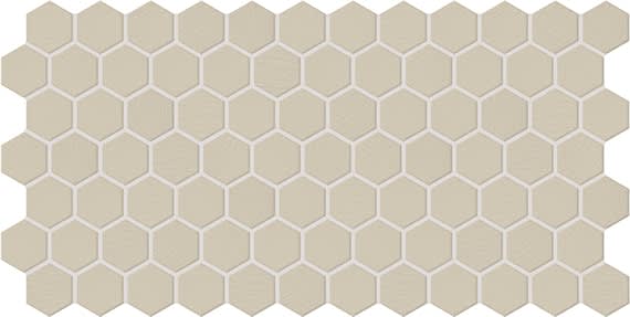 Keystones Urban Putty Hexagon 2X2 Textured