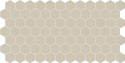 Keystones Urban Putty Hexagon 2X2 Textured
