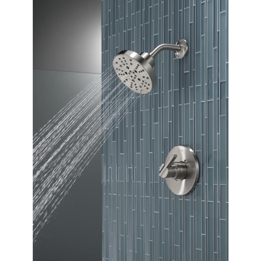 Nicoli Single Function Pressure Balanced Shower Only with Included Rough-In Valve