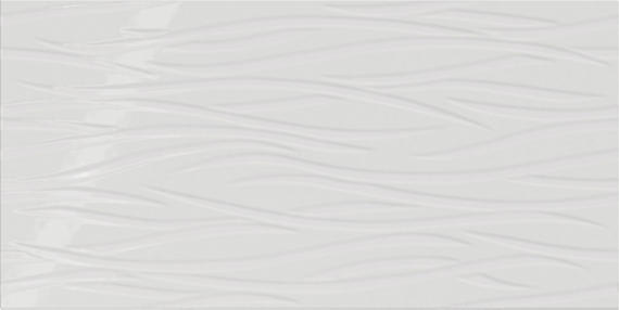 Showscape Stylish White Rectangle, Chevron 12X24 Textured