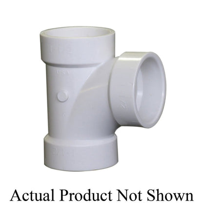 Sanitary Tee, 8 in, Hub, DWV, PVC
