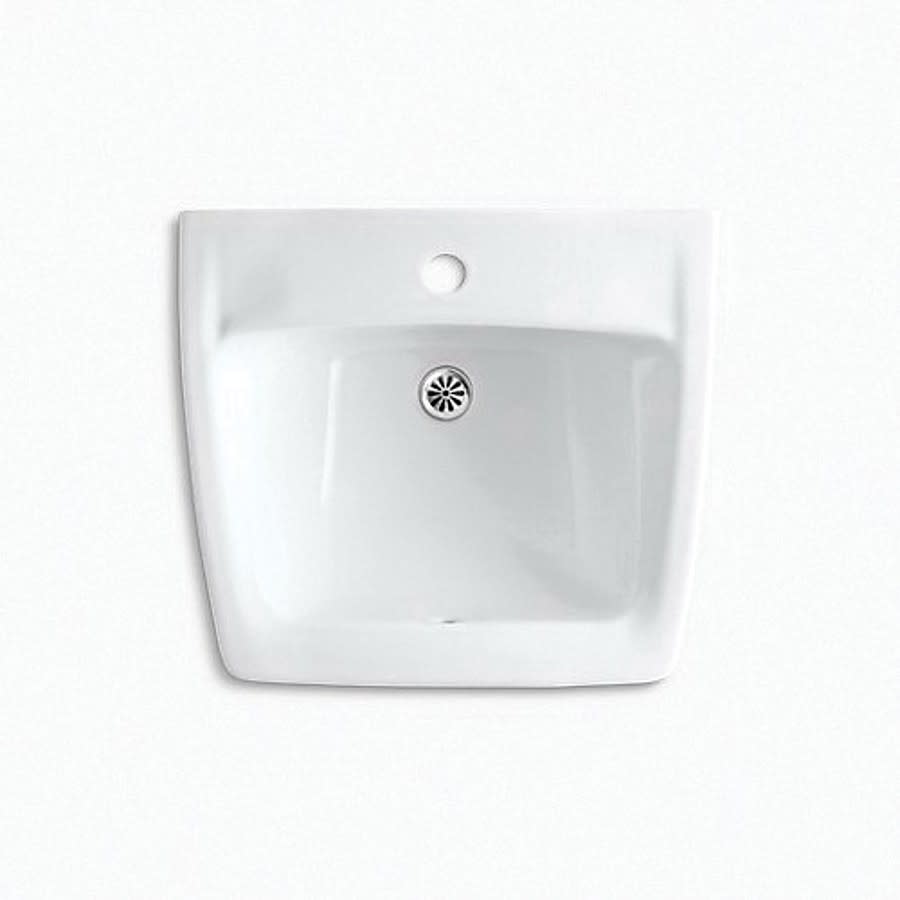 Chesapeake™ Wall Mount Lavatory Sink, ADA, 19-1/4 x 17-1/4 x 8-1/8 in, Vitreous China, White