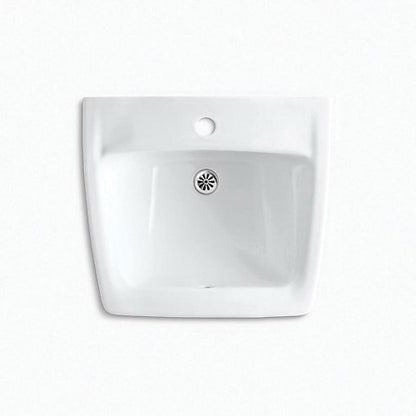 Chesapeake™ Wall Mount Lavatory Sink, ADA, 19-1/4 x 17-1/4 x 8-1/8 in, Vitreous China, White