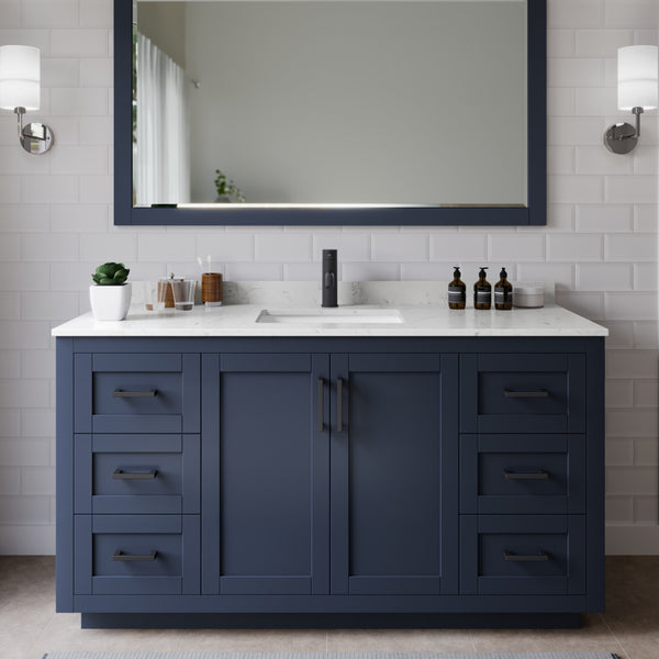 Miranda Single Bathroom Vanity - 60W x 33.75H x 22D