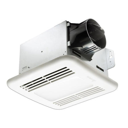 GreenBuilder Bathroom Fan/Light, 80 cfm, 120 VAC