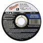 Cut-Off Wheel, 4-1/2 in Dia, 0.045 in THK, Aluminum Oxide