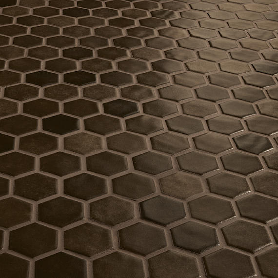 Studio Haven Espresso Hexagon 1.5X1.5 Matte