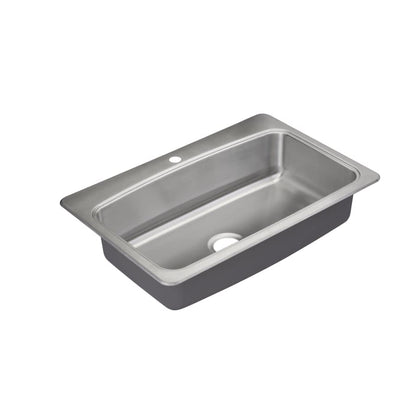 Bealeton 32-15/16" Drop In Single Basin Stainless Steel Kitchen Sink