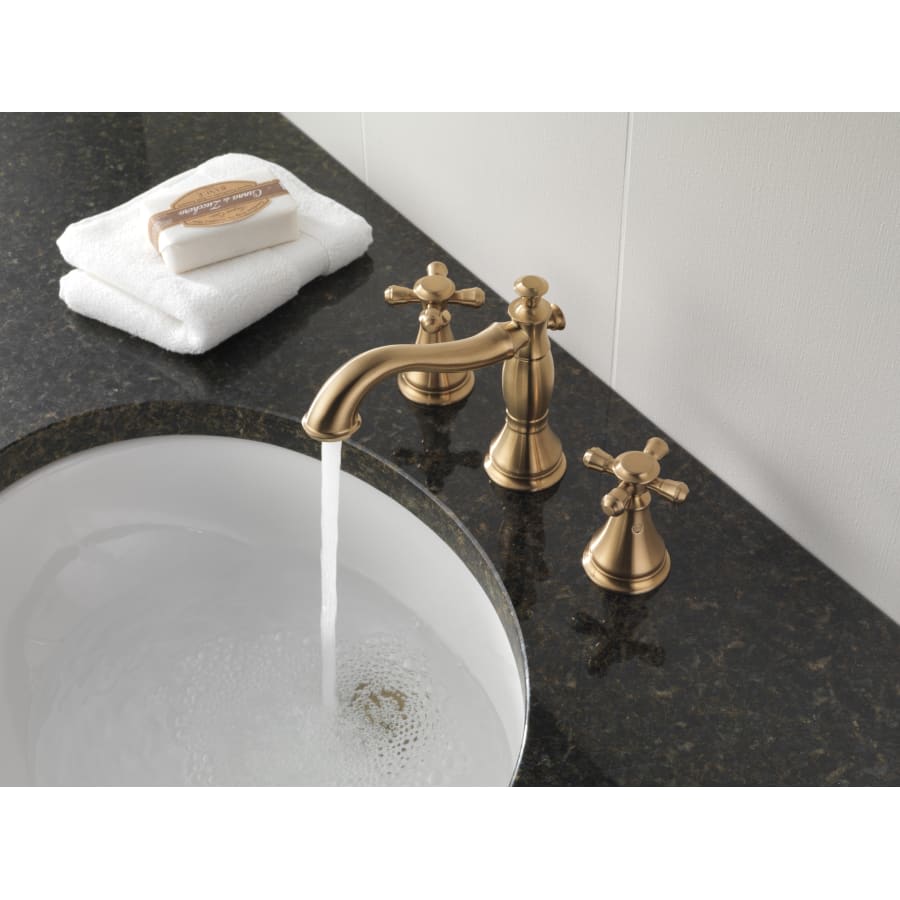Cassidy Widespread Bathroom Faucet with Pop-Up Drain Assembly - Handles Sold Separately - Includes Lifetime Warranty