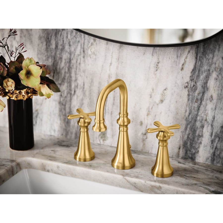 Colinet 1.2 GPM Widespread Bathroom Faucet with Pop-Up Drain Assembly