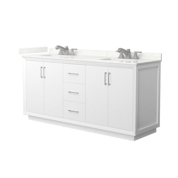 Strada Double Bathroom Vanity - 72W x 35H x 22D