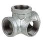 Side Outlet Tee, 2 in, FNPT, 150 lb, Malleable Iron, Galvanized