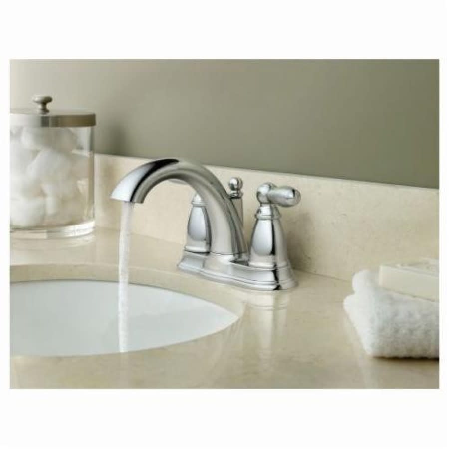 Brantford™ Centerset Lavatory Faucet, ADA, 2 Handle, 2-Hole, 1.2 gpm, Polished Chrome