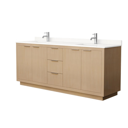 Maroni Double Bathroom Vanity - 80W x 33.75H x 22D